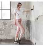 Wear resistant Women'S Athletic Clothing 230g Elastic Waist Jogger Pants