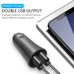 F655 QC3.0+ UDB2.1A Dual car charger, universal car charger for phones, top