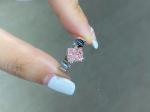 Unisex Cushion Shape 1.47ct Lab Engagement Rings Igi Certified Fashionable