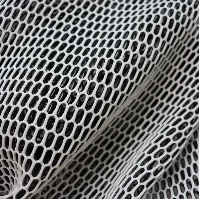2 Color Knitted Air Mesh Material 100% Polyester Breathable Mesh Material