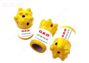 Wholesale 38mm Yellow Color Small Rock Drill Bits , Hard Rock Drill Bits High Performance from china suppliers