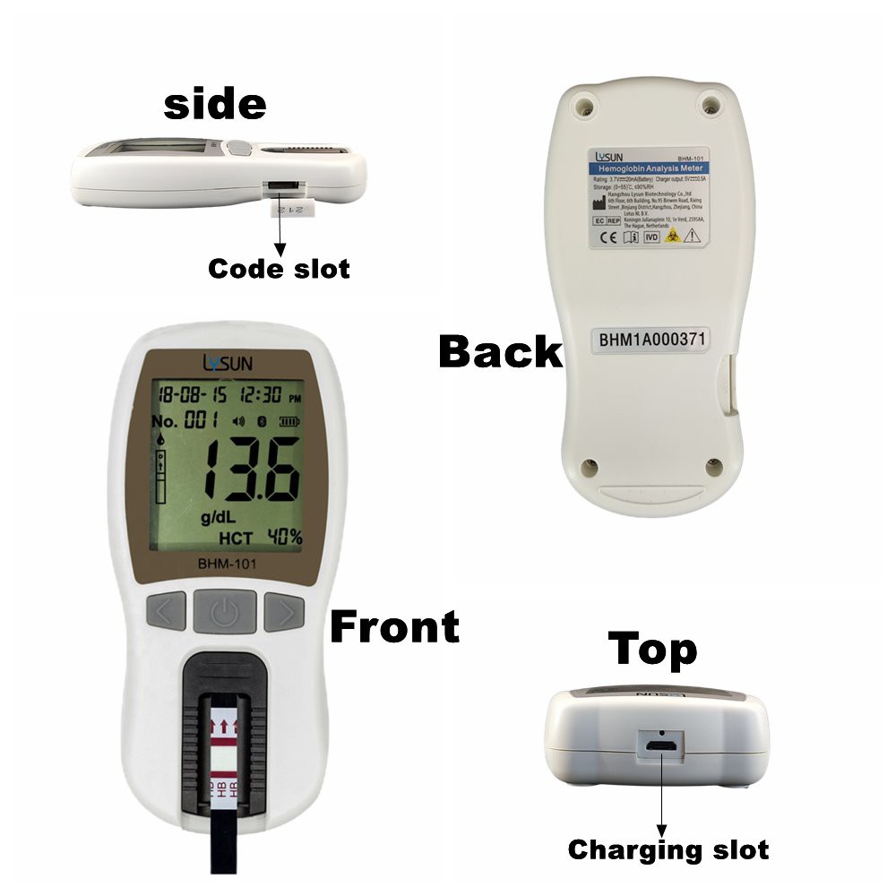 High Quality Fully Automatic Hemoglobin Meter Analyzer