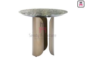 Wholesale Hollowed Out 0.15cbm Stainless Steel Marble Table 55*40cm from china suppliers