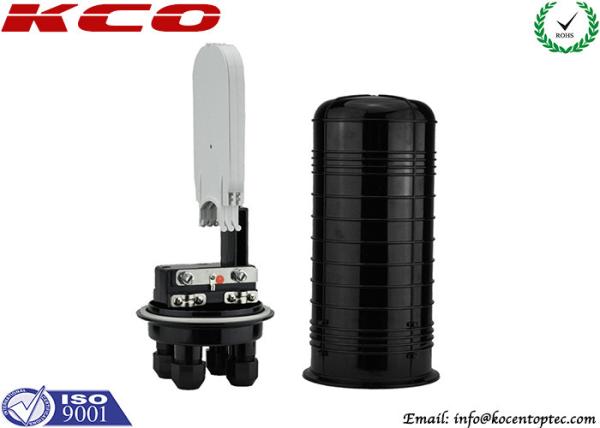 Vertical Fiber Optic Splice Closure / Dome Optical Fiber Splice Joint Box Mini