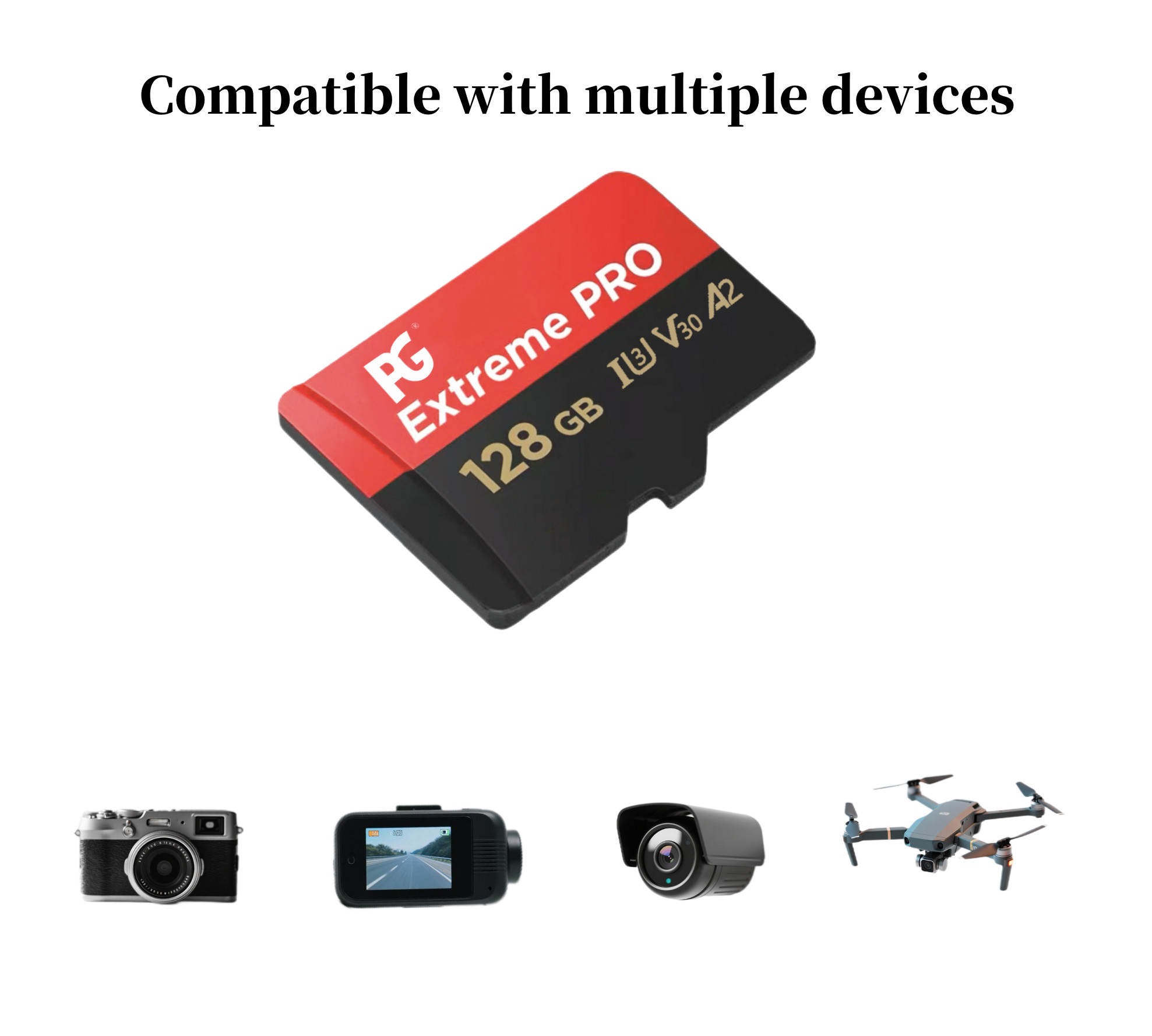 Speed U3 Class TF Memory Card 128gb Customized and Acceptable Product