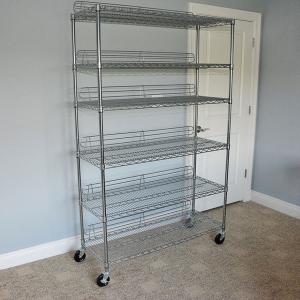 Wholesale Chrome Plated NSF Wire Shelving Unit Industrial Heavy Duty 6 Layer Storage Wire Rack Shelving from china suppliers