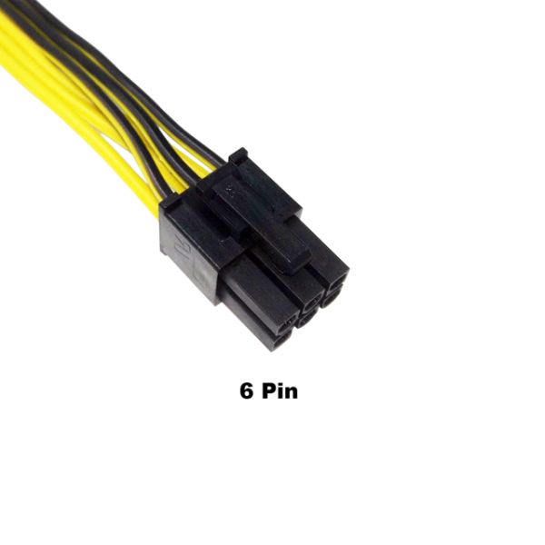 16AWG 12.5 Inches 6pin Power Cable Pci Express Power Adapter