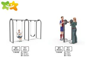 Wholesale Anti Static Outdoor Park Exercise Equipment Non Faded Color GS CE Approved from china suppliers