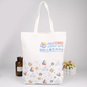 Wholesale Cotton Fabric Custom Canvas Shopping Bags Print Recycle Canvas Grocery Tote Bags from china suppliers
