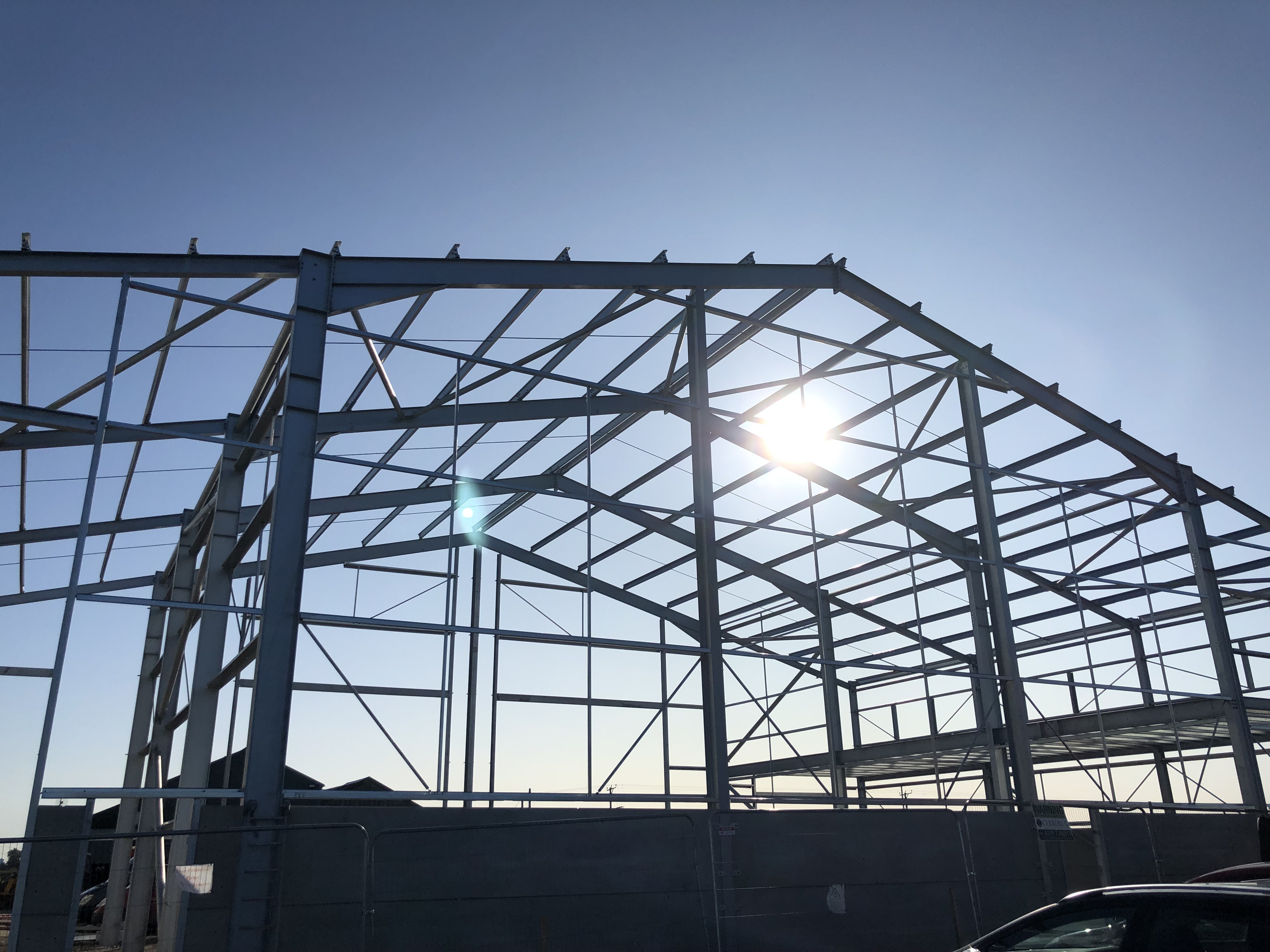ISO Q235 Prefabricated Construction Steel Structure Workshop Building
