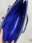 Authentic Crocodile Belly Skin Matt Finished Businessmen Blue Briefcase Genuine