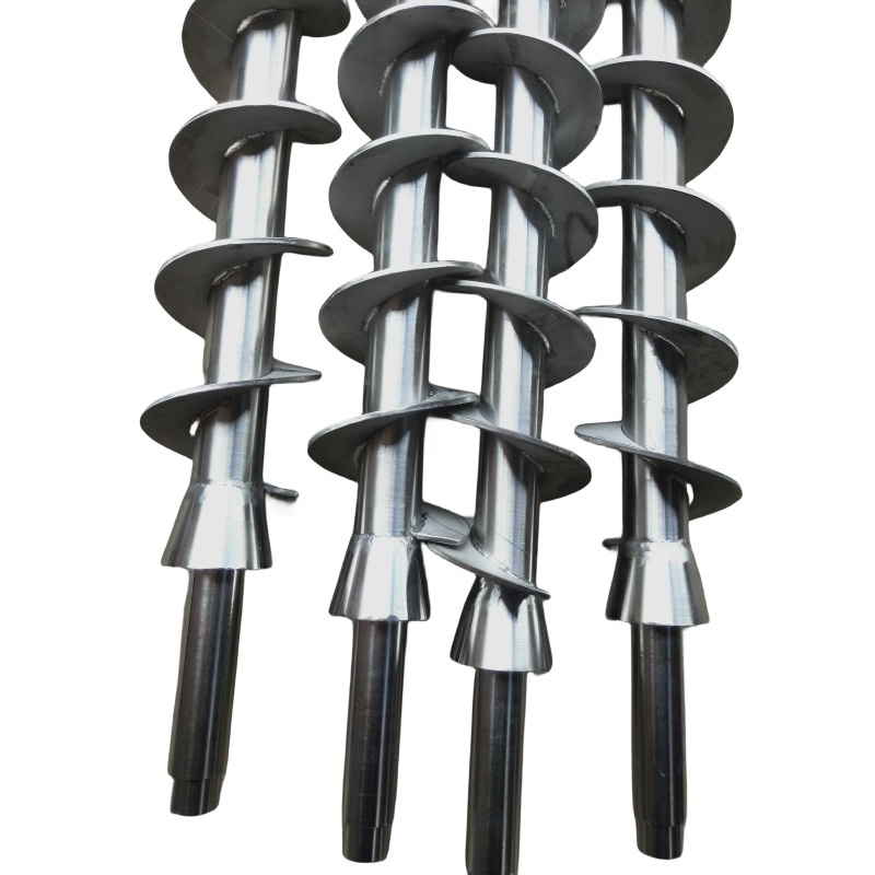 Powder Granule Carbon Steel Conveyor Continuous Stainless Blade
