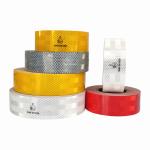 White Yellow Red Acrylic Material ECE 104R Reflective Tape Sticker For Cars