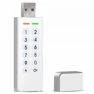Wholesale Datage High Level AES 256bit Password Encryption Flash USB Key Drive Encripted USB 2.0 Disk White from china suppliers