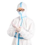 Tightly Knit Cuff Disposable Protective Gowns Efficient For Bacterial Filtration
