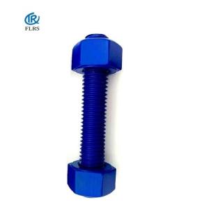 Buy cheap PFTE Coating Double Ended Bolt / A193B7 /A1942H XYLAN Stud Bolts from wholesalers