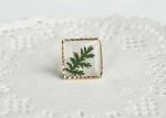 Nami Design Studio Handmade Plant Cube Real Flower Delicate Jewellery Earrings