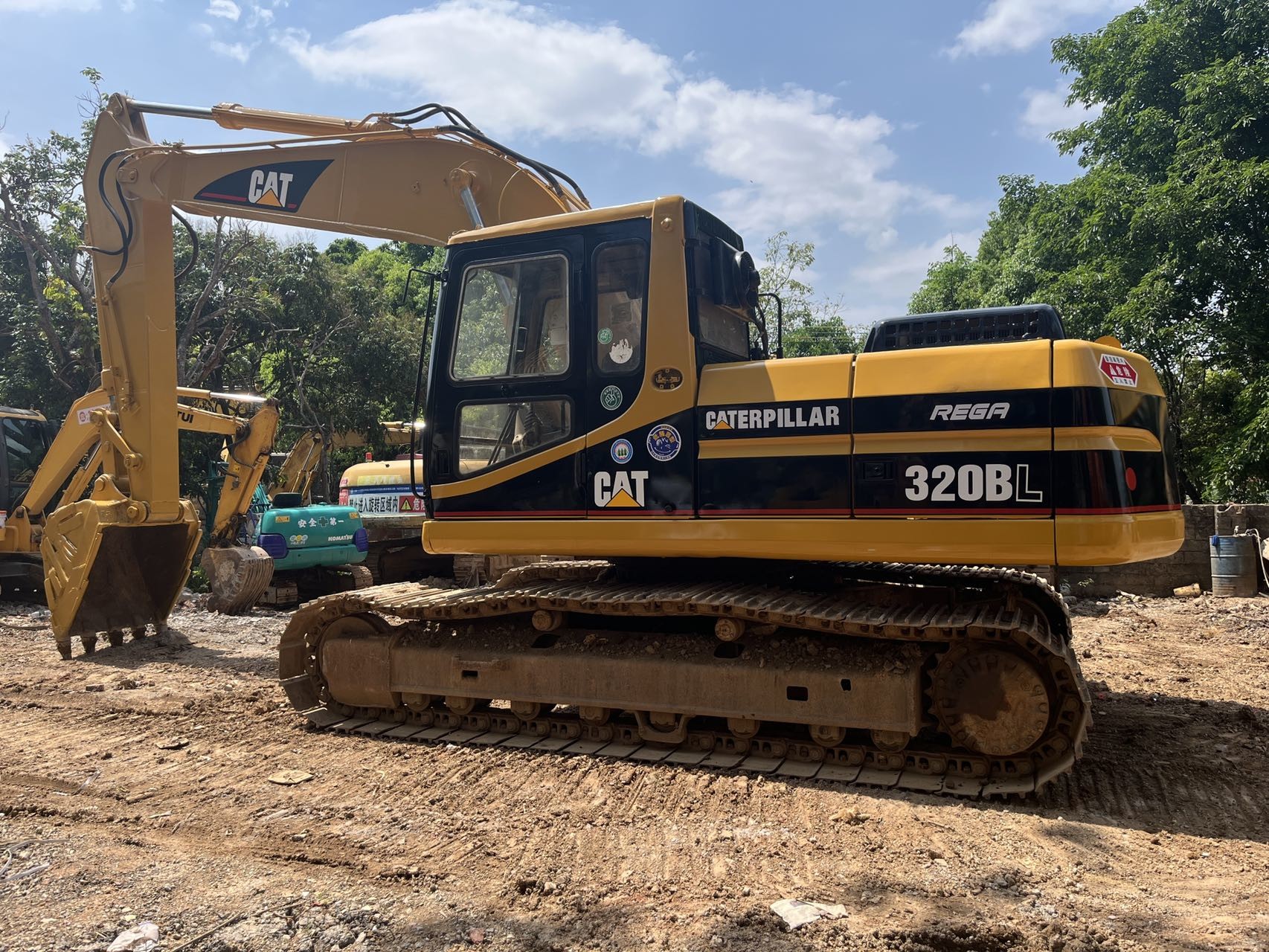 20 Ton Import Used Earthmoving Caterpillar 320B Original Digger Secondhand Machinery
