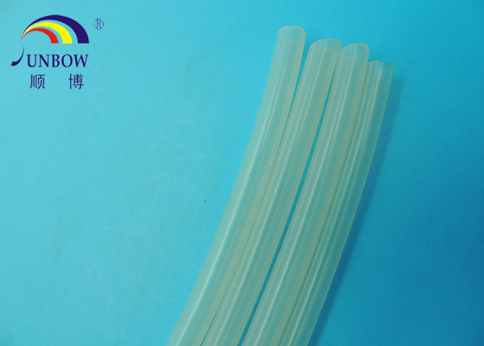 Transparent Silicone Rubber Tube / Clear Heat Shrinkable Tubing -40ºC - 200ºC