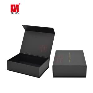 Wholesale Matte Black Flap Lid Magnetic Packaging Box 9.05 x 6.69 x 2.75 inch from china suppliers