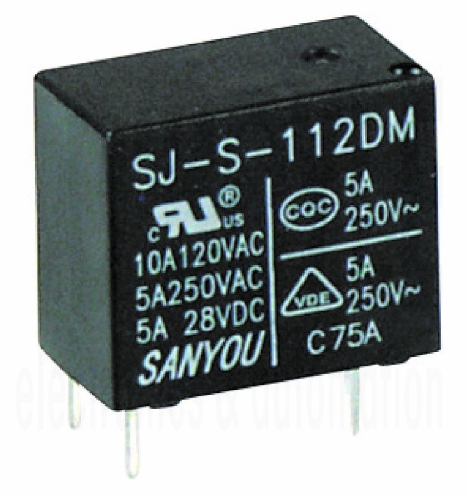 SANYOU Electronic Components SJ-S-105DM SJ-S-112DM SJ-S-124DM 4pins Normally Open Rrelay