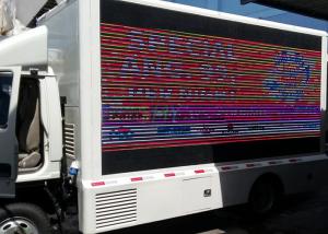 Wholesale DIP346 Truck Mounted LED Screen , mobile billboard trucks Light weight from china suppliers