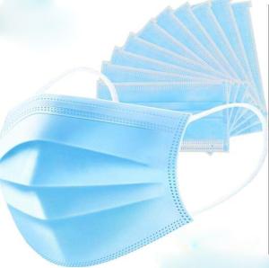 Wholesale Nose Clip 3 Layer Disposable Non Woven Face Mask from china suppliers