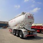 Pneumatic Dry Bulk Powder Cement Semi Trailer Tanker Truck To Mozambique