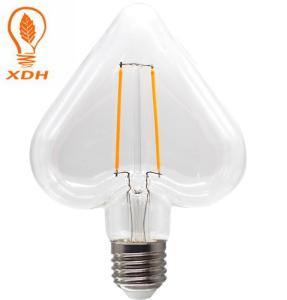 Wholesale PH-110 heart special shaped edison filament light bulb 2W 4W led filament vintage bulbs from china suppliers