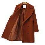 Custom long woolen overcoat/coat/winderbreaker women suit