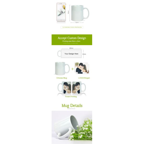 Kimstone 11oz Wholesale Ceramic Mugs Coffee Drink Mug