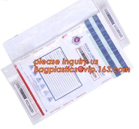 security deposit bags bank deposit bags cash deposit bags, general bank plastic deposit bags supply, Coin and Bank Note