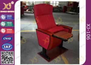 Wholesale Mounted Floor Walnut Wood Colour Fabric Public School Auditorium Chairs from china suppliers