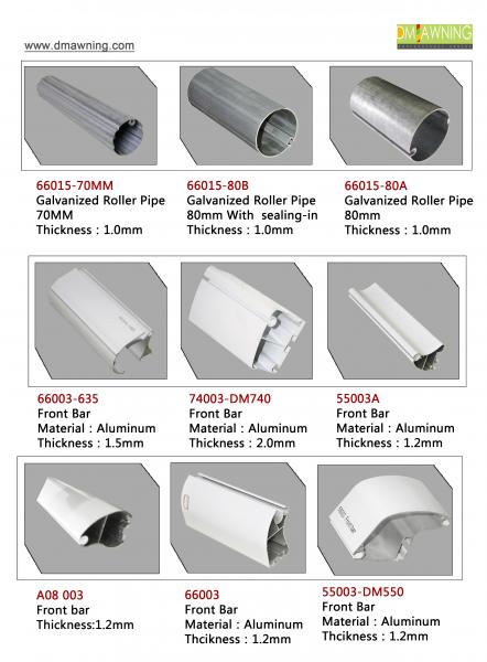 Powder Coated Metal Adjustable Awning Brackets Retractable Awning Wall Brackets
