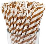150 Pack Paper Sucker Giant Bamboo Baby Blue Wedding Paper Straws
