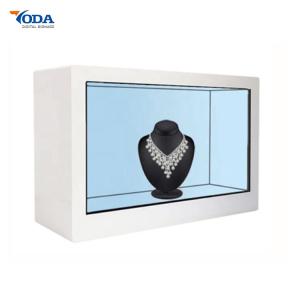 Wholesale Transparent Advertising Interactive LCD Modern Video Display ShowCases from china suppliers