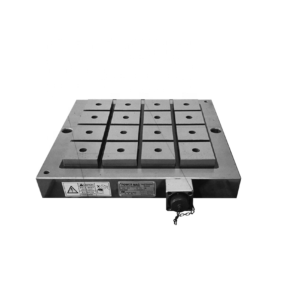 Electric Rare Earth Magnet Machining Round Magnetic Chuck for Heavy-Duty Applications