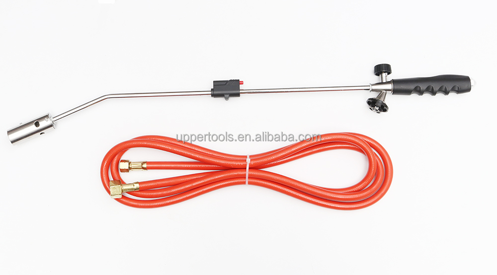 Propane/Mapp Gas Brass Upper Weed Burner with GJ106 Interface Ignition Technology