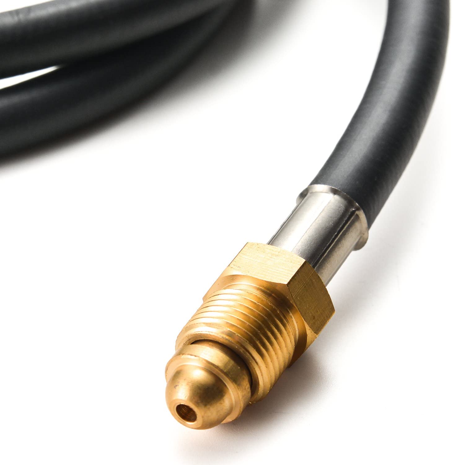 NBR Mig Tig 12' Inert Gas Welding Hose 5/8" UNF-18RH Argon CO2 Mix Gas Flow Meter Regulator Hose