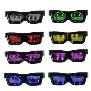 Wholesale Energy Saving ABS Plastic LED Light Up Glasses Battery Capacity 180mAH from china suppliers