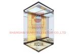 PVC Floor Hairline Stainless Steel Office Building Elevator 630KG Capacity