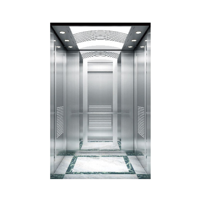 630kg 800mm Passenger Elevator Stainless Steel Lifts For Homes 1m To 1.75m/S