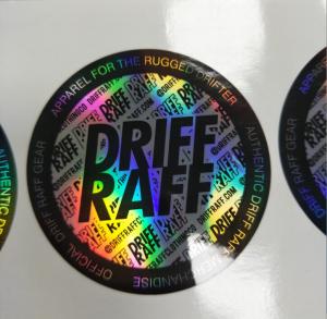 Wholesale 2D Tamper Proof Hologram Stickers , Custom Logo Hologram Stickers Rainbow Color from china suppliers