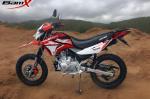 200cc 2.5l Electric Dual Sport Bike Shock Absorber Deep Teeth Motor