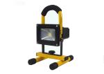 10W Waterproof Rechargeable LED Flood Lights Black Aluminum 4 Hours Portable