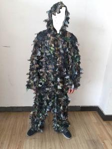 China 3D Leafy Leaves Clothing Jungle Woodland Hunting Camo Ghillie Suit on sale