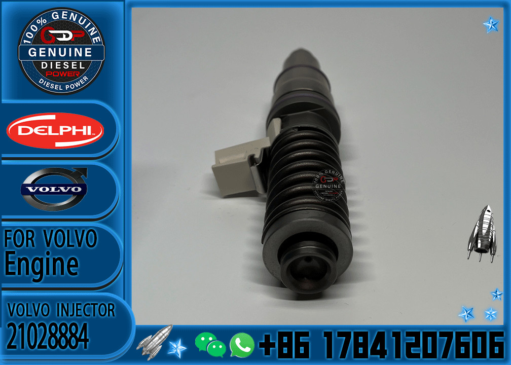 high quality diesel fuel injector 21028884 3801432 BEBE4D04001 for Volvo D11A, MD11 common rail injector 7421028884 3803913