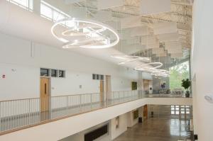 Wholesale School Ceiling Tile Wood Wool Cement Acoustic Baffles Sound Absorption Isolation Board from china suppliers