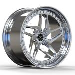 22 Inch Ferrari Forged Wheels Forged Rims Polished Barrel Brush Dish