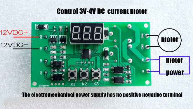 Programmable Timer Time Switch Relay Kampa YYB-1 12 v Motor Reversing Control Driver Board